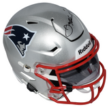 JULIAN EDELMAN AUTOGRAPHED NEW ENGLAND PATRIOTS SPEEDFLEX MIDI HELMET JSA