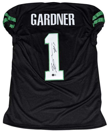 AHMAD SAUCE GARDNER SIGNED NEW YORK JETS ECLIPSE AUTHENTIC HELMET W/ 2022 DROY