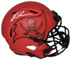 MIKE EVANS SIGNED TAMPA BAY BUCCANEERS BUCS RAVE FULL SIZE SPEED HELMET BECKETT