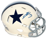 GEORGE PICKENS AUTOGRAPHED DALLAS COWBOYS RETRO SPEED MINI HELMET JSA