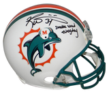 RICKY WILLIAMS SIGNED MIAMI DOLPHINS F/S PROLINE HELMET W/ SMOKE WEED EVERYDAY