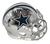AMARI COOPER SIGNED AUTOGRAPHED DALLAS COWBOYS CHROME SPEED MINI HELMET JSA