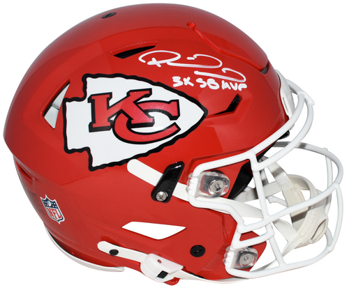 PATRICK MAHOMES SIGNED KANSAS CITY CHIEFS AUTHENTIC SPEEDFLEX HELMET + 3X SB MVP