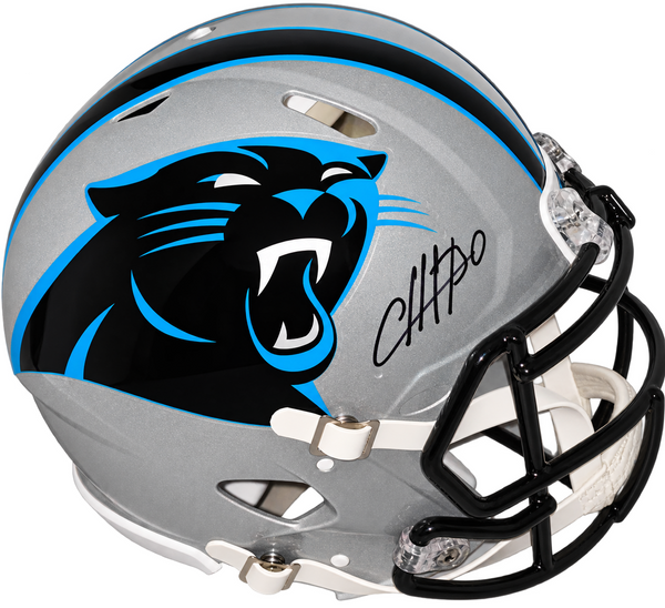 CHUBA HUBBARD SIGNED CAROLINA PANTHERS AUTHENTIC SPEED HELMET BECKETT