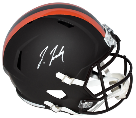 JERRY JEUDY AUTOGRAPHED DENVER BRONCOS ECLIPSE SPEED MINI HELMET BECKETT