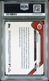 CHASE BURNS SIGNED 2025 TOPPS NOW CALL UP GOLD FOIL /50 GEM MINT PSA 10 AUTO 10
