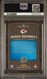 PATRICK MAHOMES SIGNED 2017 PANINI DONRUSS OPTIC RATED ROOKIE AUTO RC PSA  10