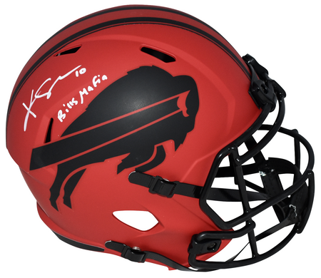 KHALIL SHAKIR AUTOGRAPHED BOISE STATE BRONCOS BLACK SPEED MINI HELMET BECKETT