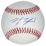 WYATT LANGFORD SIGNED TEXAS RANGERS OFFICIAL RAWLINGS MLB BASEBALL - MLB AUTH