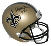 ADAM TRAUTMAN SIGNED AUTOGRAPHED NEW ORLEANS SAINTS FULL SIZE HELMET BECKETT