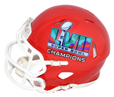 NICK BOLTON SIGNED KANSAS CITY CHIEFS SUPER BOWL 57 LVII MINI HELMET BECKETT