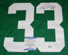 JAMAL ADAMS AUTOGRAPHED NEW YORK JETS COLOR RUSH NIKE LIMITED JERSEY BECKETT