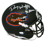 DANNY WUERFFEL AUTOGRAPHED SIGNED FLORIDA GATORS SWAMP MINI HELMET BECKETT