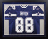 MICHAEL IRVIN AUTOGRAPHED DALLAS COWBOYS #88 REEBOK FRAMED JERSEY JSA