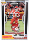 PATRICK MAHOMES SIGNED KANSAS CITY CHIEFS #10 PANINI PRIZM FUNKO POP FIGURE BAS