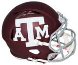 TRAYVEON WILLIAMS SIGNED TEXAS A&M AGGIES FULL SIZE SPEED HELMET COA