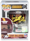 TERRY McLAURIN SIGNED WASHINGTON COMMANDERS #225 FUNKO POP FIGURE BECKETT