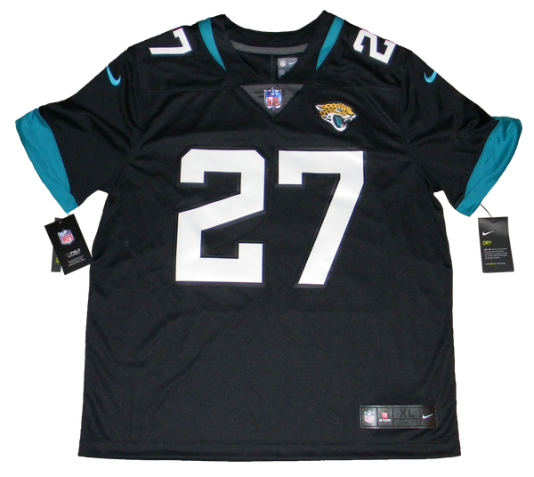 LEONARD FOURNETTE SIGNED JACKSONVILLE JAGUARS #27 NIKE LIMITED JERSEY PANINI