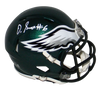 DEVONTA SMITH AUTOGRAPHED PHILADELPHIA EAGLES SPEED MINI HELMET BECKETT
