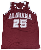 ROBERT HORRY AUTOGRAPHED ALABAMA CRIMSON TIDE #25 BASKETBALL JERSEY UDA