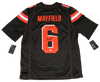 BAKER MAYFIELD SIGNED CLEVELAND BROWNS #6 NIKE LIMITED JERSEY W/ 18 #1 PICK
