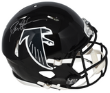 DEION SANDERS SIGNED ATLANTA FALCONS THROWBACK AUTHENTIC SPEED HELMET BECKETT