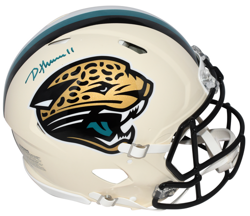 BRIAN THOMAS JR SIGNED JACKSONVILLE JAGUARS RETRO AUTHENTIC HELMET FANATICS