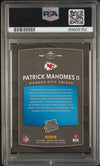 PATRICK MAHOMES SIGNED 2017 PANINI DONRUSS OPTIC RATED ROOKIE RC PSA 8.5 AUTO 10