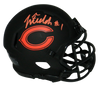 JUSTIN FIELDS AUTOGRAPHED SIGNED CHICAGO BEARS ECLIPSE SPEED MINI HELMET BECKETT