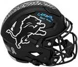 AMON-RA ST BROWN SIGNED DETROIT LIONS SALUTE TO SERVICE 5 SPEEDFLEX HELMET BAS
