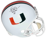 VINNY TESTAVERDE AUTOGRAPHED MIAMI HURRICANES FULL SIZE HELMET W/ HEISMAN 86