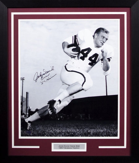 LEELAND McELROY SIGNED TEXAS A&M AGGIES 16x20 FRAMED PHOTO COA