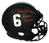 ALABAMA CRIMSON TIDE DEVONTA SMITH SIGNED AUTHENTIC ECLIPSE HELMET HEISMAN 2020