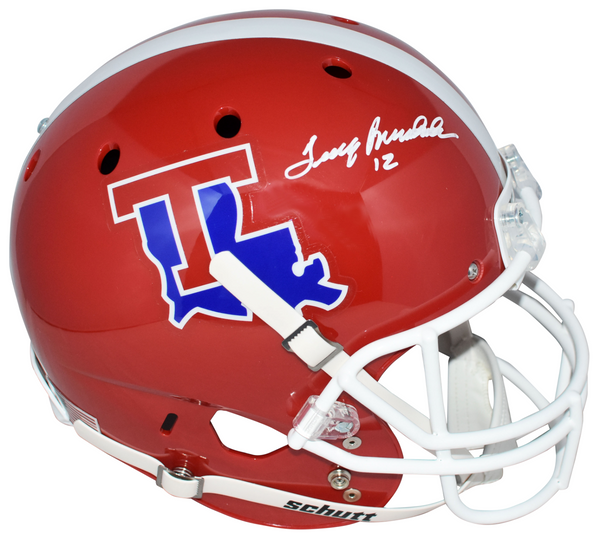 TERRY BRADSHAW AUTOGRAPHED LOUISIANA LA TECH BULLDOGS FULL SIZE HELMET JSA