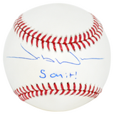 JACOB WILSON SIGNED OAKLAND ATHLETICS OFFICIAL RAWLINGS MLB BASEBALL W/ 5 ON IT