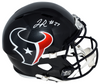 WOODY MARKS AUTOGRAPHED HOUSTON TEXANS FULL SIZE SPEED HELMET BECKETT