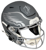 JALEN HURTS SIGNED PHILADELPHIA EAGLES SLATE AUTHENTIC SPEEDFLEX HELMET FANATICS