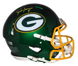 BRETT FAVRE AUTOGRAPHED GREEN BAY PACKERS FLASH AUTHENTIC SPEED HELMET BECKETT