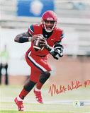 MALIK WILLIS SIGNED AUTOGRAPHED LIBERTY FLAMES 8x10 PHOTO BECKETT