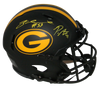 PRESTON ZA'DARIUS SMITH SIGNED GREEN BAY PACKERS ECLIPSE AUTHENTIC SPEED HELMET
