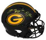 PRESTON ZA'DARIUS SMITH SIGNED GREEN BAY PACKERS ECLIPSE AUTHENTIC SPEED HELMET