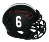 DEVONTA SMITH SIGNED ALABAMA CRIMSON TIDE ECLIPSE MINI HELMET W/ HEISMAN 2020