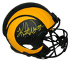 KURT WARNER AUTOGRAPHED ST LOUIS RAMS ECLIPSE FULL SIZE SPEED HELMET W/ HOF 17