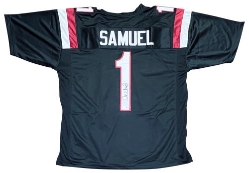 DEEBO SAMUEL SIGNED SOUTH CAROLINA GAMECOCKS #1 BLACK JERSEY BECKETT