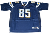 ANTONIO GATES SIGNED SAN DIEGO CHARGERS #85 REEBOK PREMIER JERSEY W/ HOF 25