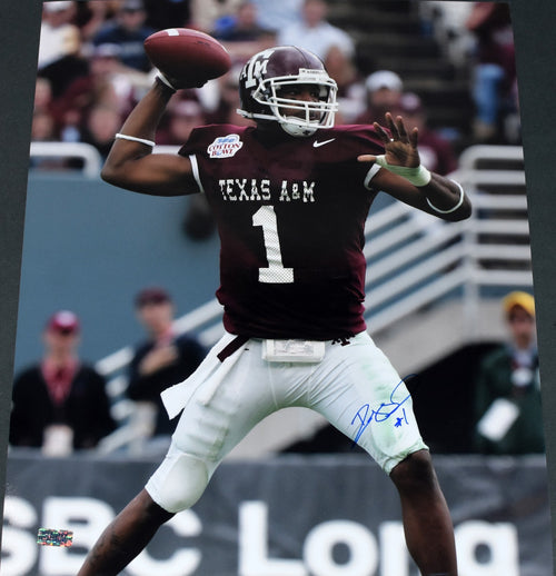 REGGIE McNEAL AUTOGRAPHED SIGNED TEXAS A&M AGGIES 16x20 PHOTO COA