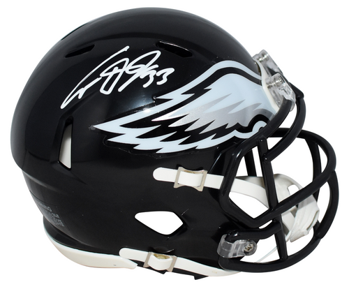COOPER DEJEAN SIGNED PHILADELPHIA EAGLES BLACK SPEED MINI HELMET FANATICS
