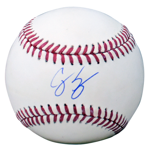 COREY SEAGER SIGNED DODGERS RANGERS OFFICIAL RAWLINGS MLB BASEBALL FANATICS