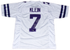 COLLIN KLEIN AUTOGRAPHED KANSAS STATE WILDCATS #7 WHITE JERSEY BECKETT