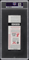 CHASE BURNS SIGNED MLB DEBUT TICKET 6/24/25 CINCINNATI REDS PSA 10 AUTO 10